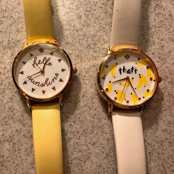 Designer Watch Lot – Kate Spade, Fossil, Coach (5 Watches Total) - Picture 2 of 6